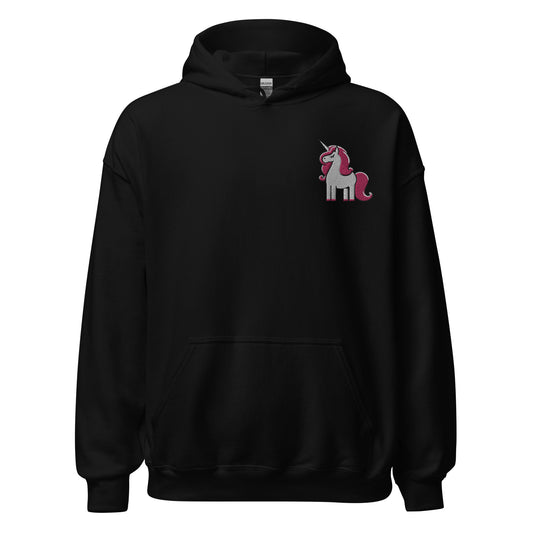 Embroidered Unicorn Hoodie